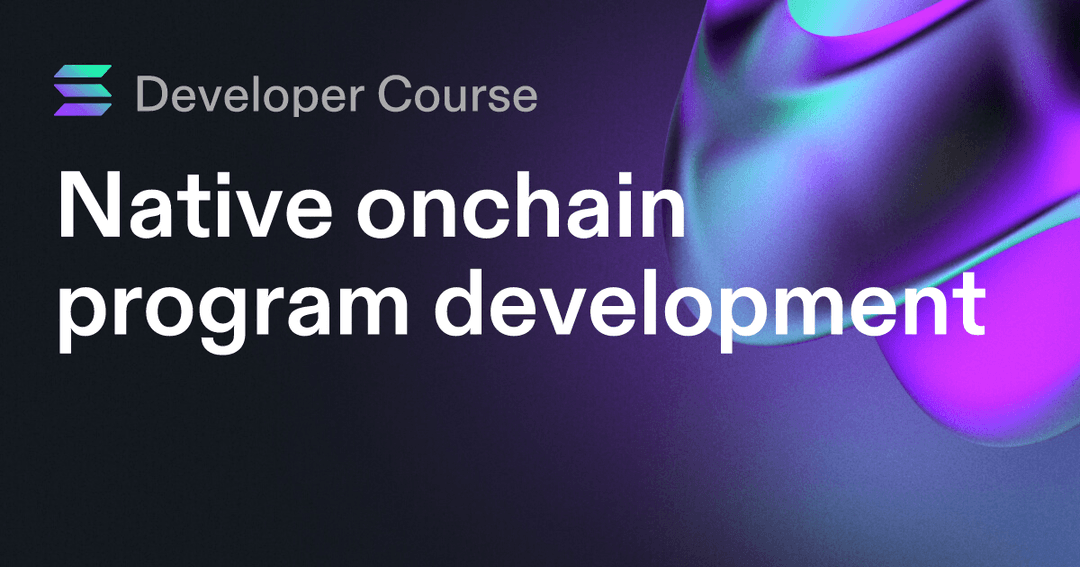 Native onchain program development