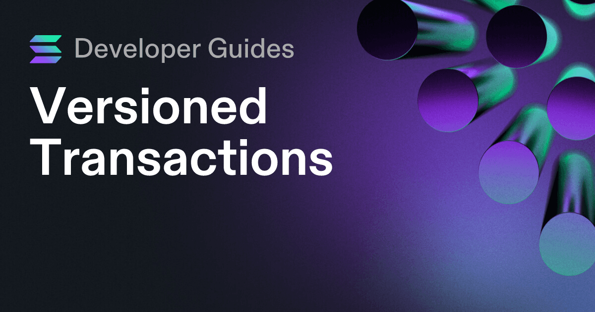 Versioned Transactions