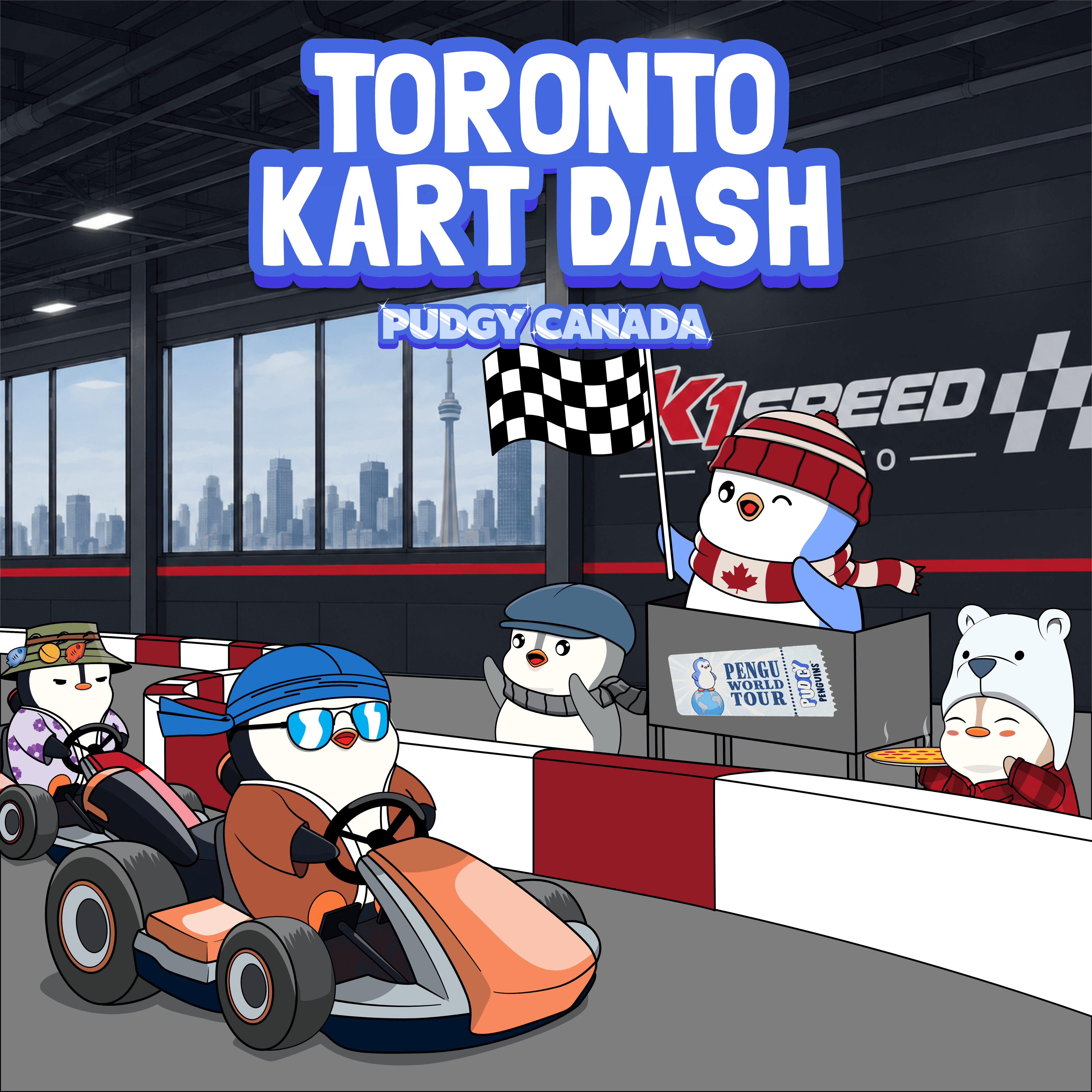 Pudgy Canada - Toronto Kart Dash