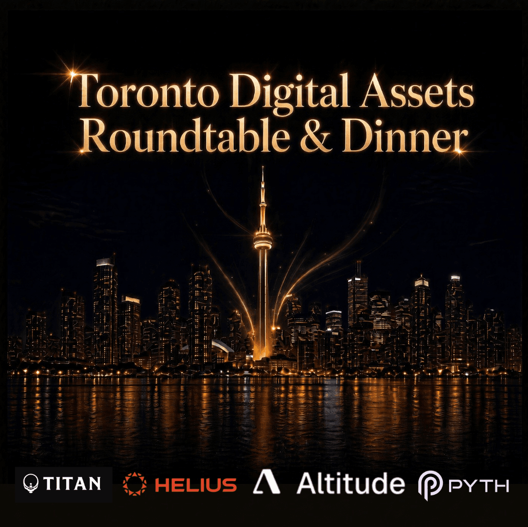 Toronto Digital Assets Roundtable & Dinner